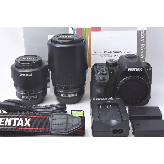 ★美品★ PENTAX K-70 ダブルレンズセット