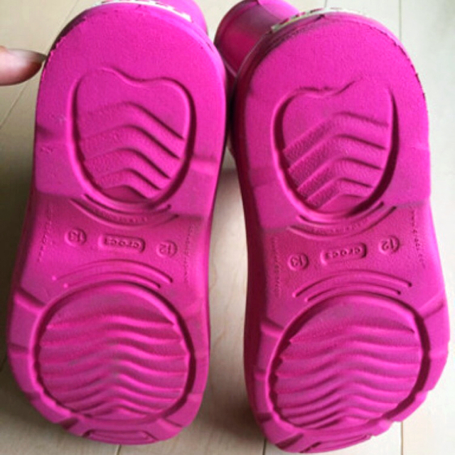 crocs(クロックス)のレインブーツ 長靴 クロックス 18.5～19センチ キッズ長靴 crocs キッズ/ベビー/マタニティのキッズ靴/シューズ(15cm~)(長靴/レインシューズ)の商品写真