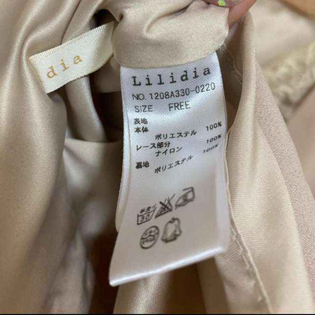 Lilidia(リリディア)のlilidia ペプラム　レース　トップス レディースのトップス(チュニック)の商品写真