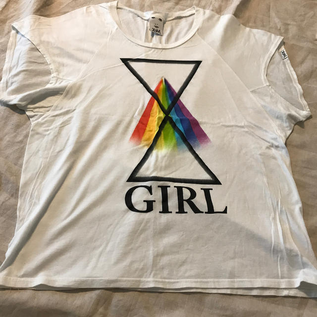 X-girl(エックスガール)のxgirl Tシャツ　size2 レディースのトップス(Tシャツ(半袖/袖なし))の商品写真