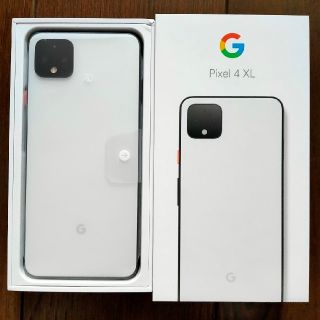 アンドロイド(ANDROID)の【新品未使用】Google Pixel 4 XL 128GB　ホワイト(スマートフォン本体)