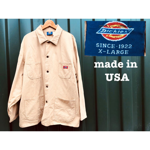 Dickies(ディッキーズ)のUSA製　dickies ディッキーズ　カバーオール　ワークジャケット　XL メンズのジャケット/アウター(カバーオール)の商品写真