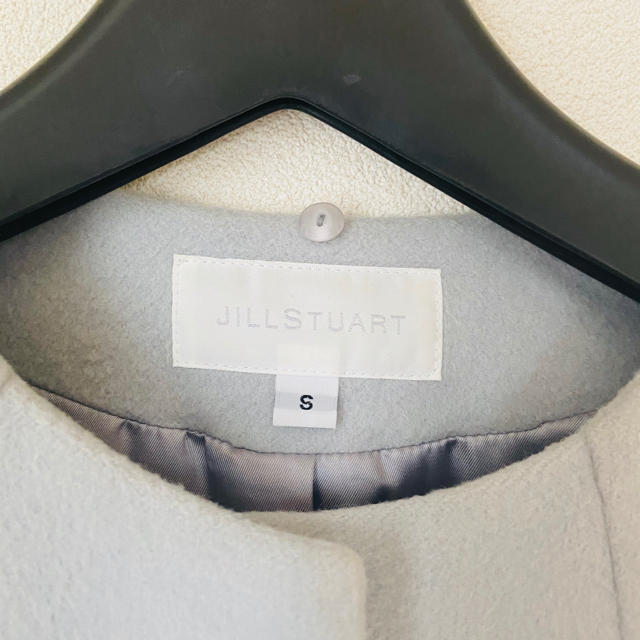 JILLSTUART(ジルスチュアート)のブルーグレー♡Aラインコート レディースのジャケット/アウター(ロングコート)の商品写真