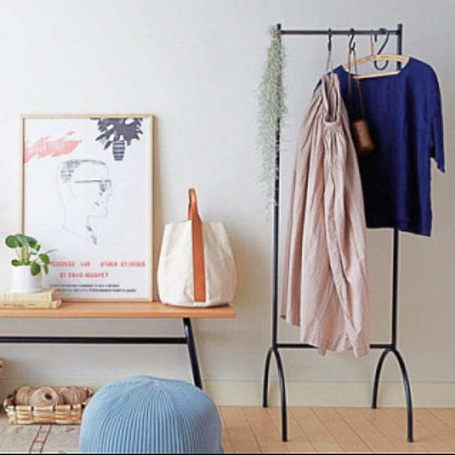 IDEE - #12 IDEE アイアン ブラック ハンガーラック 新品・未 IDEE - #12 IDEE アイアン ブラック ハンガーラック 新品・未