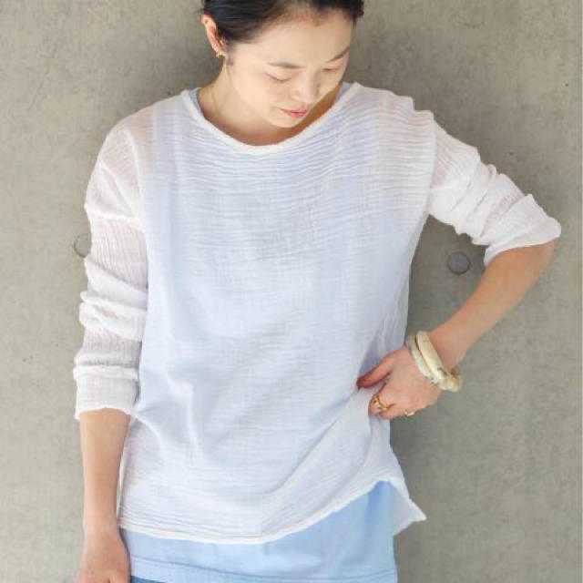 IENA(イエナ)のIENA  ロングスリーブトップス𖧷ຼ メンズのトップス(Tシャツ/カットソー(七分/長袖))の商品写真