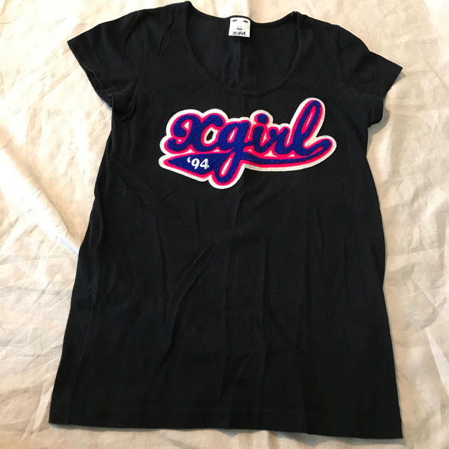 X-girl(エックスガール)のxgirl サガラロゴT size2 レディースのトップス(Tシャツ(半袖/袖なし))の商品写真