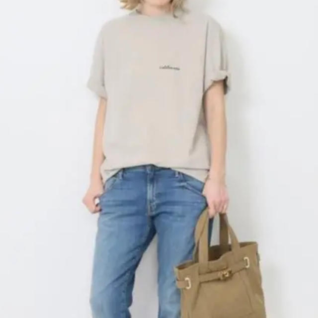 DEUXIEME CLASSE(ドゥーズィエムクラス)の美品！ドゥーズィエムクラス　バックプリント　Tシャツ レディースのトップス(Tシャツ(半袖/袖なし))の商品写真