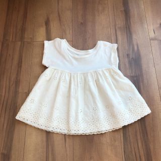 ベビーギャップ(babyGAP)のベビーギャップ　レース柄トップス(シャツ/カットソー)