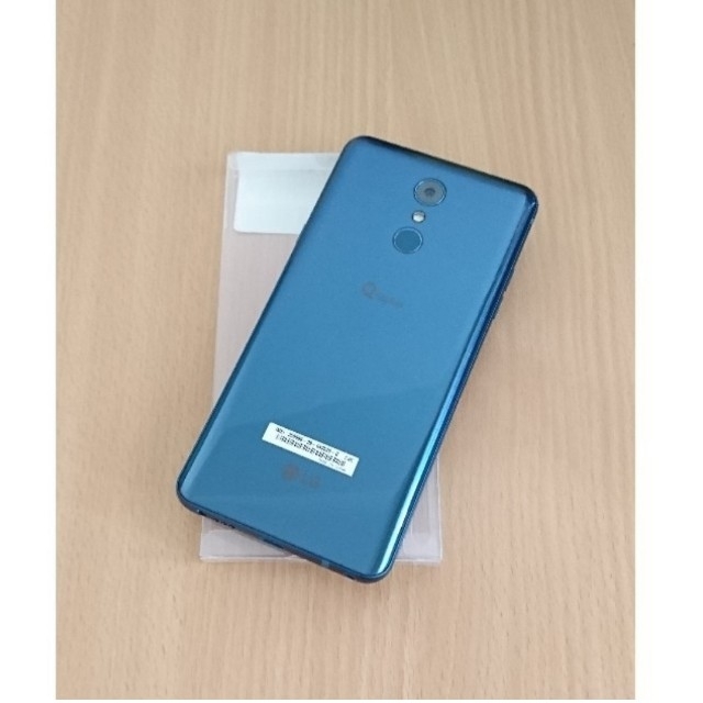 ほぼ未使用 LG Q Stylus ブルー ワイモバイル Y! mobile
