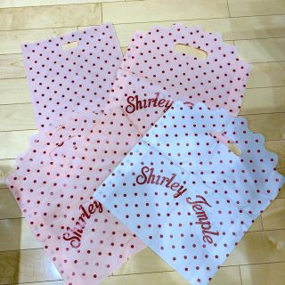 シャーリーテンプル(Shirley Temple)のShirley Temple  ショッパー　ショップ袋　セット　レア　ドット(ショップ袋)