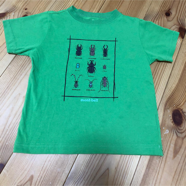 mont bell(モンベル)のmont-bell モンベル　昆虫Ｔシャツ　110 キッズ/ベビー/マタニティのキッズ服男の子用(90cm~)(Tシャツ/カットソー)の商品写真