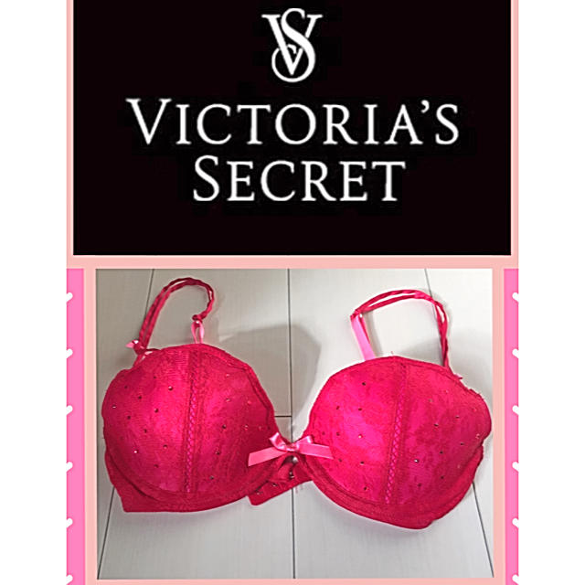 Victoria's Secret(ヴィクトリアズシークレット)の新品未使用 VS ラインストーン ブラ レディースのレディース その他(その他)の商品写真