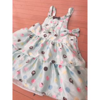 アンジェリックプリティー(Angelic Pretty)のアンプリ サロペット ミント(サロペット/オーバーオール)