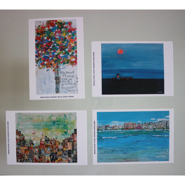 *あっちゃんさま専用*木梨憲武展 ポストカードと額絵5枚セット エンタメ/ホビーの本(アート/エンタメ)の商品写真