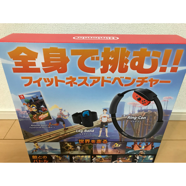 任天堂(ニンテンドウ)のリングフィット アドベンチャー Switch エンタメ/ホビーのゲームソフト/ゲーム機本体(家庭用ゲームソフト)の商品写真