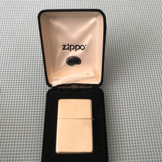 ジッポー(ZIPPO)のzippo 純銀製(タバコグッズ)