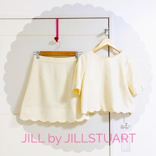 ジルバイジルスチュアート(JILL by JILLSTUART)のジルバイジルスチュアート♡スカラップセットアップ(セット/コーデ)