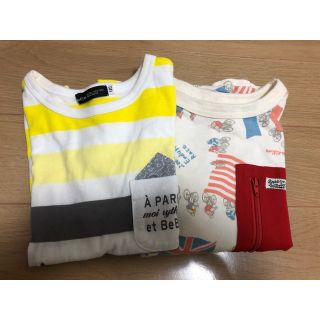 ブリーズ(BREEZE)の【のあ様専用】BREEZE &BEBE ポケット付き Tシャツ　110(Tシャツ/カットソー)