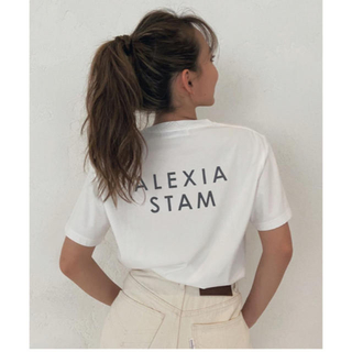 アリシアスタン(ALEXIA STAM)の新品未開封　ALEXIA STAM ロゴ白Tシャツ(Tシャツ(半袖/袖なし))