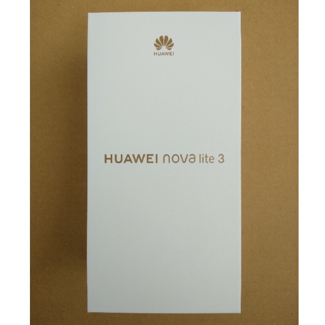 HUAWAI nova lite 3 オーロラブルー　未開封・未使用スマートフォン本体