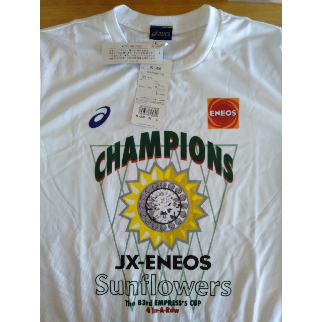 サイバードライライトTシャツ　asics　JX-ENEOS Sunflowers | フリマアプリ ラクマ