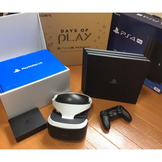 プレイステーション4(PlayStation4)のPS4 Pro 1TB 本体&PlayStationVRセット(家庭用ゲーム機本体)