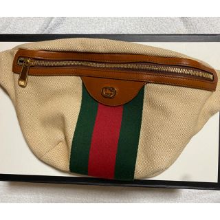 グッチ(Gucci)のグッチ  シェリーライン ヴィンテージキャンバス ボディバッグ(ウエストポーチ)