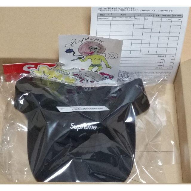 Supreme Cordura Small Box 6-Panel Black 1