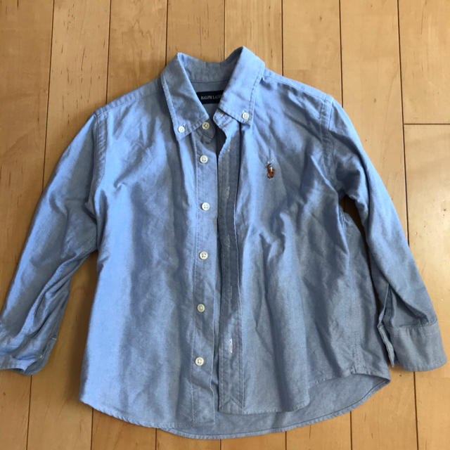 POLO RALPH LAUREN(ポロラルフローレン)のポロ　ラルフローレン　長袖シャツ  サイズ100 キッズ/ベビー/マタニティのキッズ服男の子用(90cm~)(Tシャツ/カットソー)の商品写真