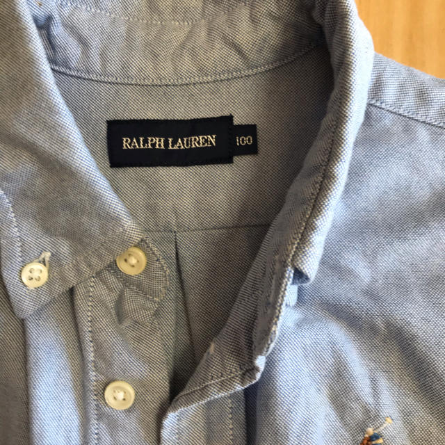 POLO RALPH LAUREN(ポロラルフローレン)のポロ　ラルフローレン　長袖シャツ  サイズ100 キッズ/ベビー/マタニティのキッズ服男の子用(90cm~)(Tシャツ/カットソー)の商品写真