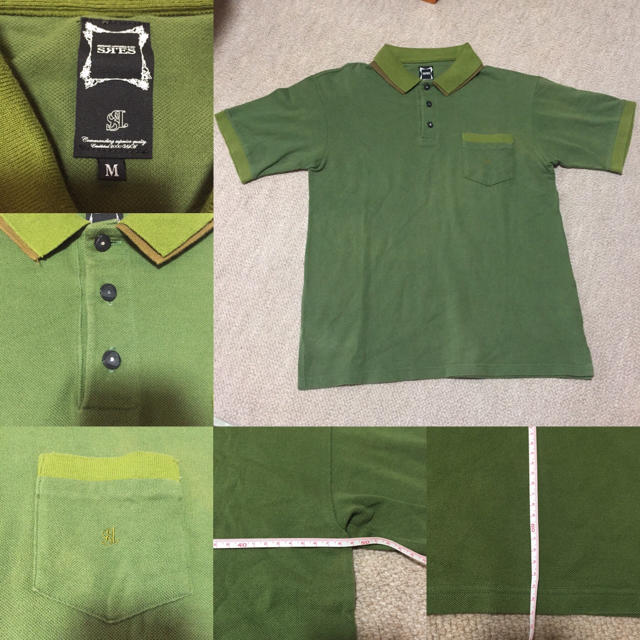 project SRES(プロジェクトエスアールエス)の最終値下げセール‼︎送込‼︎ sres polo shirt レア 希少 緑 メンズのトップス(ポロシャツ)の商品写真