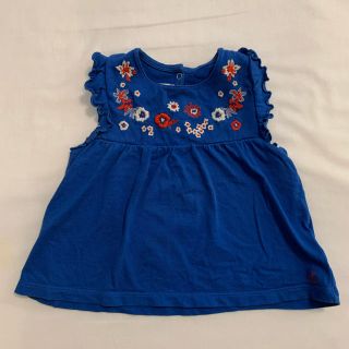 プチバトー(PETIT BATEAU)のプチバトー　トップス 24m86(シャツ/カットソー)