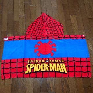 マーベル(MARVEL)の【フードタオル】スパイダーマン  USJ MARVEL(タオル)