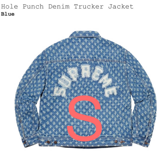 数量限定価格!! Supreme - Jacket Trucker Denim Punch Hole supreme シャツ
