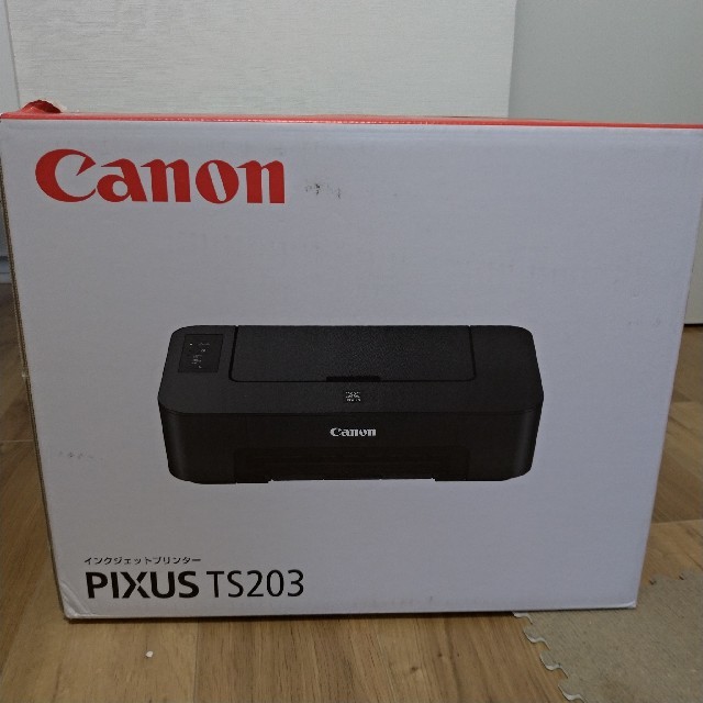 【箱に難あり・未使用品】Canon PIXUS TS203 スマホ/家電/カメラのPC/タブレット(PC周辺機器)の商品写真