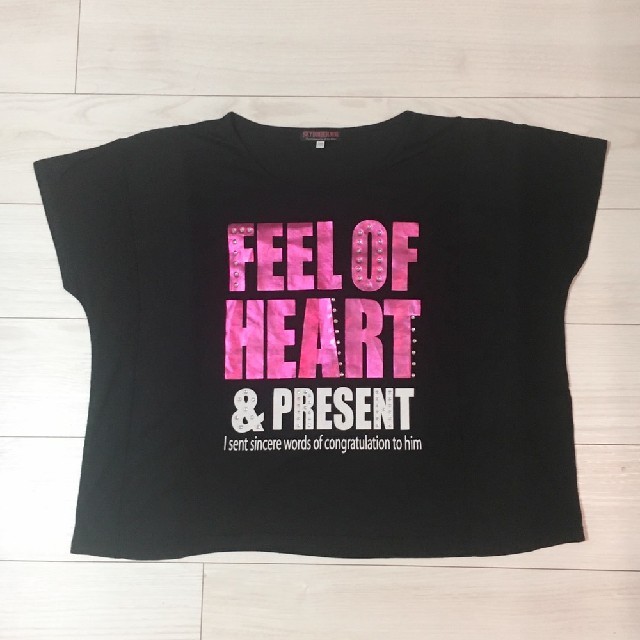 Tシャツ 3点セット 140cm/160cm  ダンス衣装可 キッズ/ベビー/マタニティのキッズ服女の子用(90cm~)(Tシャツ/カットソー)の商品写真