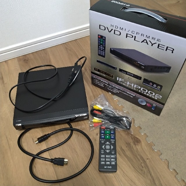 DVDプレーヤーPLAYER※HDMIケーブル付き スマホ/家電/カメラのテレビ/映像機器(DVDプレーヤー)の商品写真