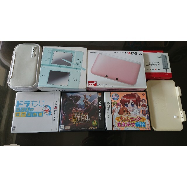 任天堂 NINTENDO 3DS LL & DS Lite  &  モンハン他 2