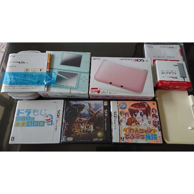 任天堂 NINTENDO 3DS LL & DS Lite  &  モンハン他 3