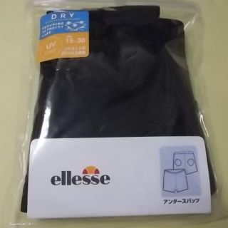 エレッセ(ellesse)の新品 ellesse Lサイズ テニス アンダースパッツ・アンダースコート 黒色(ウェア)