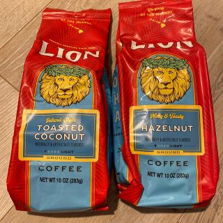 ライオン(LION)のハワイライオンコーヒートーステッドココナッツとヘーゼルナッツ10オンス入り(コーヒー)