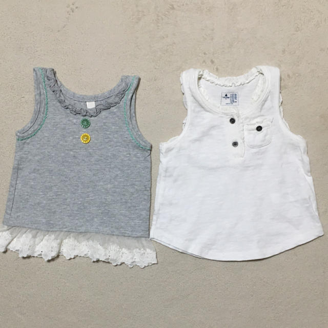 babyGAP(ベビーギャップ)のノースリーブカットソー キッズ/ベビー/マタニティのベビー服(~85cm)(シャツ/カットソー)の商品写真