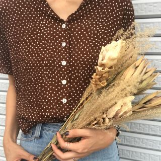 トゥデイフル(TODAYFUL)のchaisystyle vintage wind blouse (シャツ/ブラウス(半袖/袖なし))