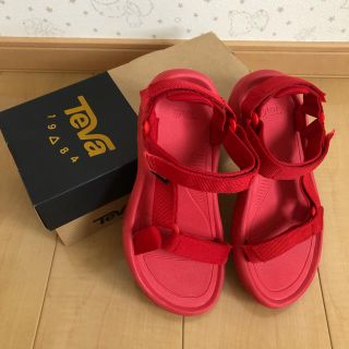 テバ(Teva)のTeva  サンダル 赤  23cm(サンダル)