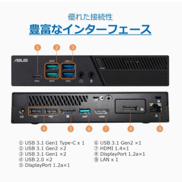 お得超激得 ASUS 新品Corei5第8世代ASUSデスクトップミニパソコンPB60-B5372ZDの通販 by kenk”s  shop｜エイスースならラクマ