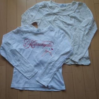 クミキョク(kumikyoku（組曲）)の組曲　長袖Tシャツ　サイズLL(130～140)２枚セット　おまけ付き(Tシャツ/カットソー)