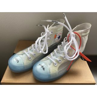 コンバース(CONVERSE)のoff-white converse チャックテイラー  23.5㎝(スニーカー)