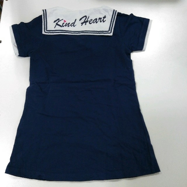 新品・おんなのこ・140センチ・セーラーチュニック　　140セーラー紺 キッズ/ベビー/マタニティのキッズ服女の子用(90cm~)(ワンピース)の商品写真