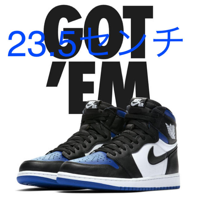 NIKE(ナイキ)の23.5センチ NIKE AIR JORDAN 1 ROYAL TOE レディースの靴/シューズ(スニーカー)の商品写真