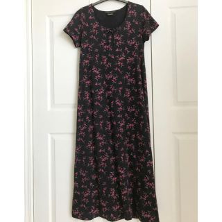 ローラアシュレイ(LAURA ASHLEY)の美品★ローラアシュレイ ★定番ジャージーワンピース11号くらい(ロングワンピース/マキシワンピース)